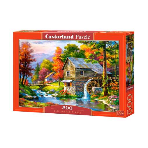 Puzzle Castorland El Viejo Molino de Sutter 500 Piezas