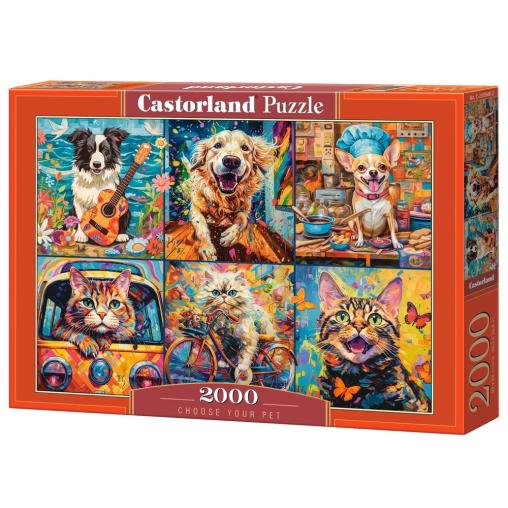 Puzzle Castorland Elige tu Mascota de 2000 Piezas