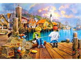 Puzzle Castorland En el Muelle de 1000 Piezas