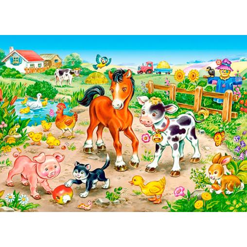 Puzzle Castorland En La Granja de 120 Piezas