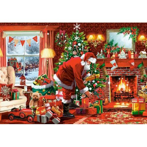 Puzzle Castorland Entrega Especial de Papá Noel de 1500 Pzs