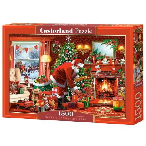 Puzzle Castorland Entrega Especial de Papá Noel de 1500 Pzs