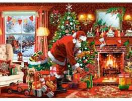 Puzzle Castorland Entrega Especial de Papá Noel de 300 Piezas