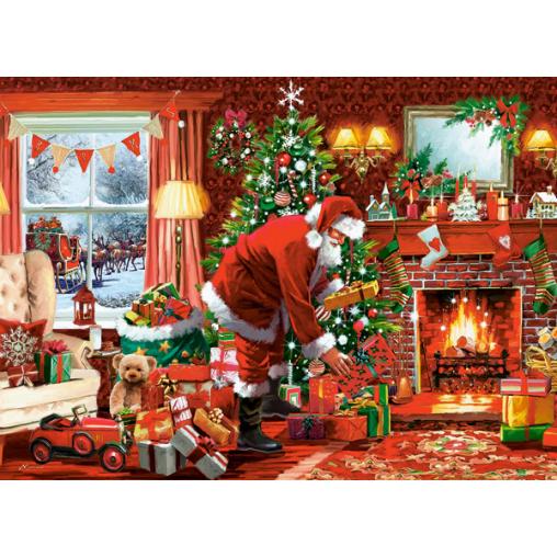 Puzzle Castorland Entrega Especial de Papá Noel de 300 Piezas