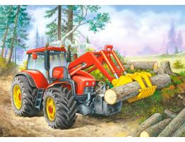 Puzzle Castorland Excavadora en Bosque de 60 Piezas