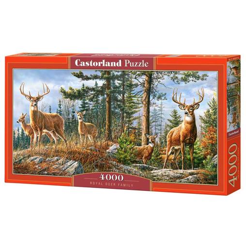 Puzzle Castorland Familia Real de Ciervos de 4000 Piezas