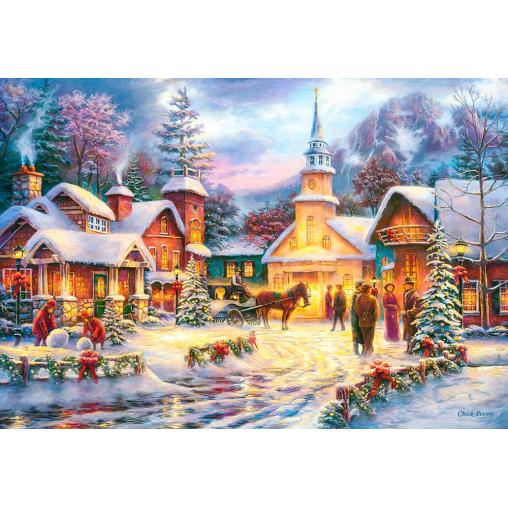 Puzzle Castorland Fe Profunda en Navidad de 1500 Piezas