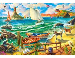 Puzzle Castorland Fin de Semana en la Playa de 1000 Pzs