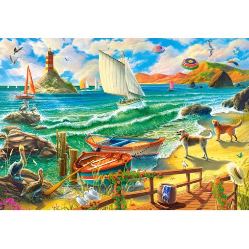 Puzzle Castorland Fin de Semana en la Playa de 1000 Pzs