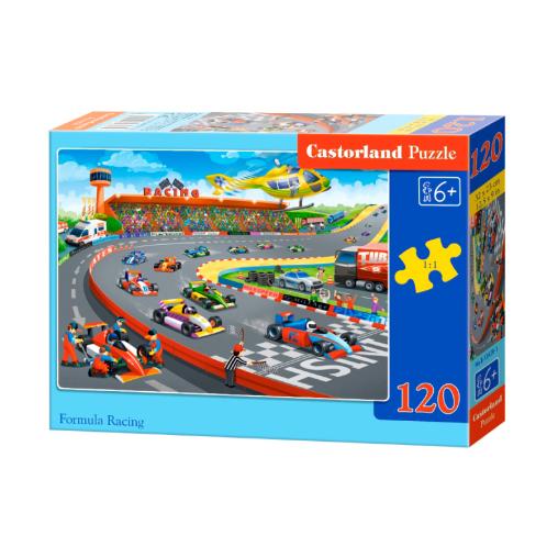 Puzzle Castorland Carreras de Fórmula Uno de 120 Piezas