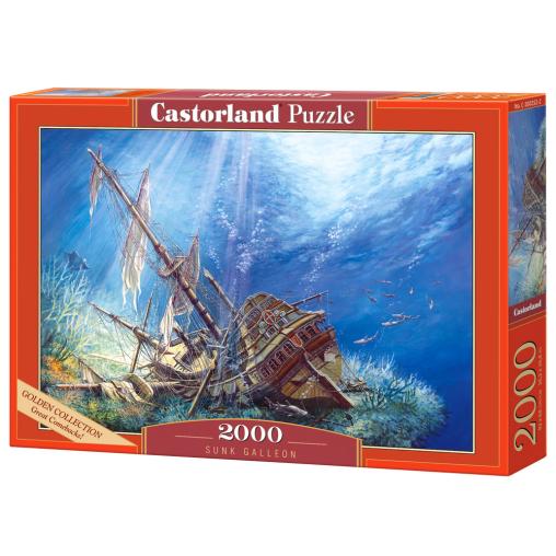 Puzzle Castorland Galeón Hundido de 2000 Piezas