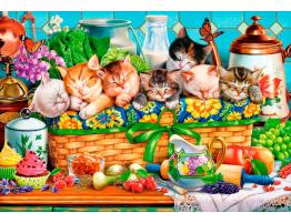 Puzzle Castorland Gatitos Durmiendo de 1000 Pzs