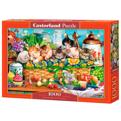 Puzzle Castorland Gatitos Durmiendo de 1000 Pzs