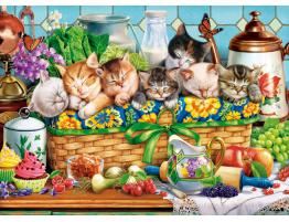 Puzzle Castorland Gatitos Durmiendo de 200 Pzs