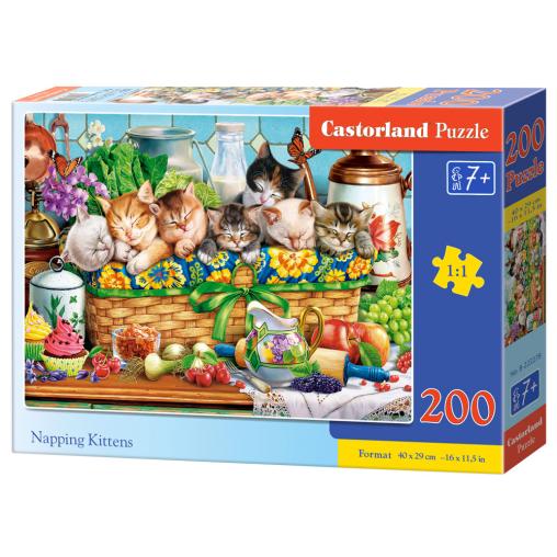 Puzzle Castorland Gatitos Durmiendo de 200 Pzs