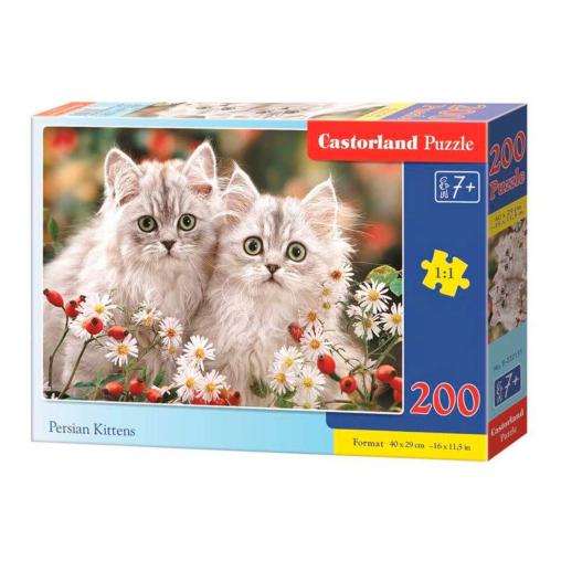 Puzzle Castorland Gatitos Persas de 200 Piezas