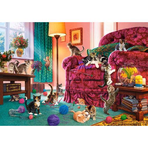 Puzzle Castorland Gatitos Traviesos de 500 Piezas