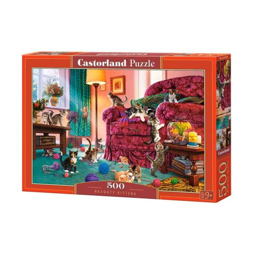 Puzzle Castorland Gatitos Traviesos de 500 Piezas