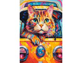 Puzzle Castorland Gato En El Autobus de 1000 Piezas