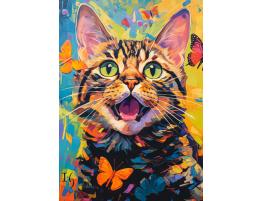 Puzzle Castorland Gato Feliz de 260 Piezas