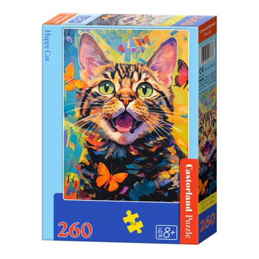 Puzzle Castorland Gato Feliz de 260 Piezas