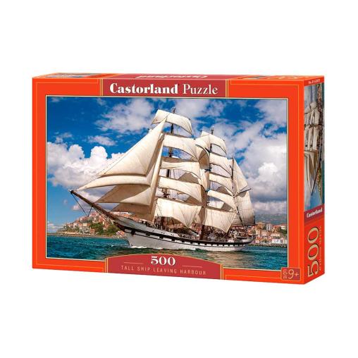 Puzzle Castorland Gran Barco Dejando el Puerto 500 Piezas