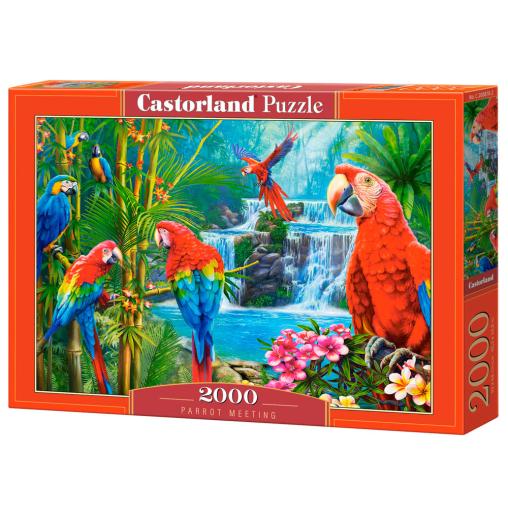 Puzzle Castorland Grupo de Loros de 2000 Piezas