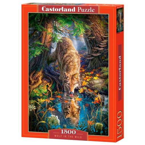 Puzzle Castorland Lobo en la Naturaleza de 1500 Piezas