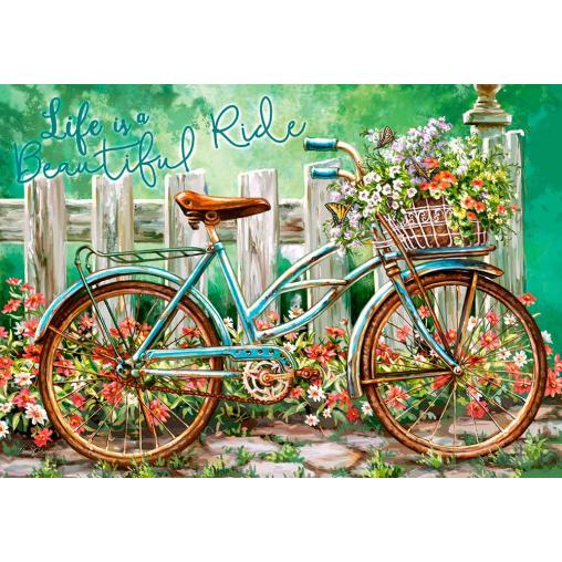 Puzzle Castorland Hermoso Paseo en Bici de 500 Piezas