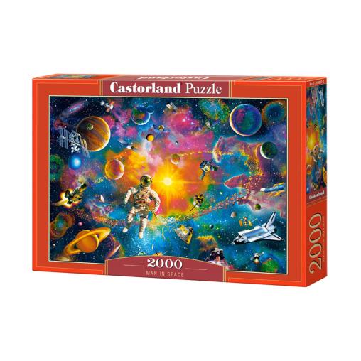 Puzzle Castorland Hombre en el Espacio de 2000 Piezas