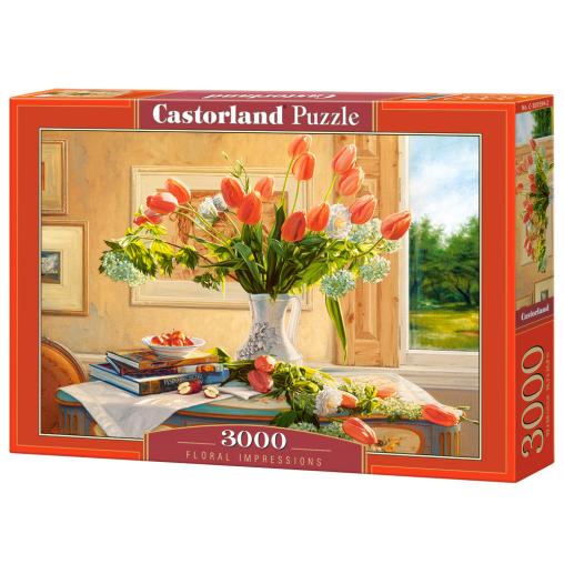 Puzzle Castorland Impresiones Florales de 3000 Piezas