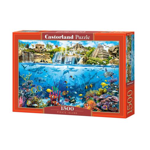 Puzzle Castorland Isla Pirata de 1500 Piezas