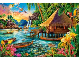 Puzzle Castorland Isla Tropical de 1000 Piezas