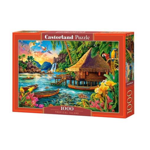 Puzzle Castorland Isla Tropical de 1000 Piezas