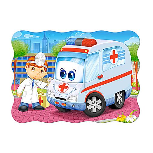 Puzzle Castorland La Ambulancia y El Doctor de 30 Piezas