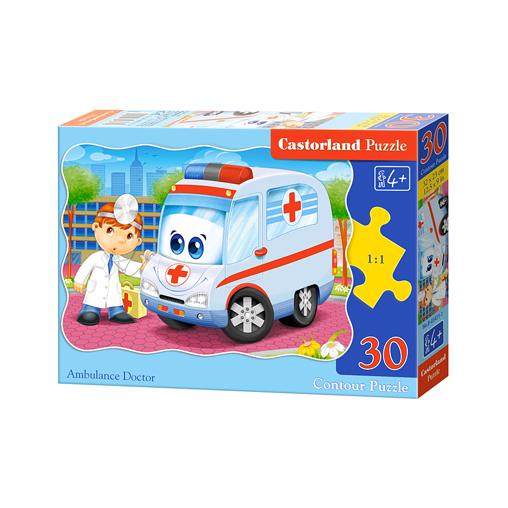 Puzzle Castorland La Ambulancia y El Doctor de 30 Piezas