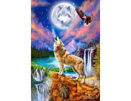 Puzzle Castorland La Noche del Lobo de 1500 Piezas