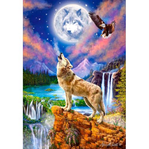 Puzzle Castorland La Noche del Lobo de 1500 Piezas