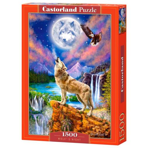 Puzzle Castorland La Noche del Lobo de 1500 Piezas