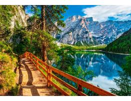 Puzzle Castorland Lago Braies, Italia de 1000 Piezas