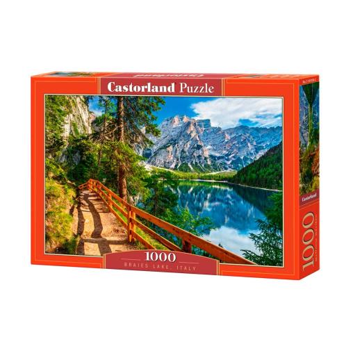 Puzzle Castorland Lago Braies, Italia de 1000 Piezas