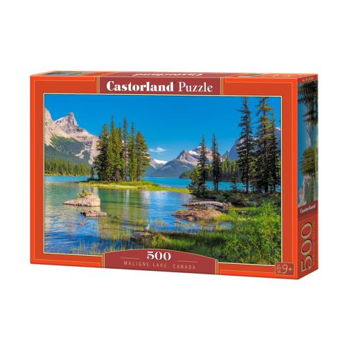 Puzzle Castorland Lago Maligne, Canadá de 500 Piezas