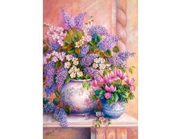 Puzzle Castorland Lilas de 1500 Piezas