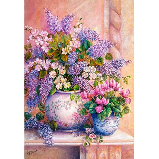 Puzzle Castorland Lilas de 1500 Piezas