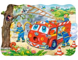 Puzzle Castorland  Los Bomberos MAXI XXL de 20 Piezas