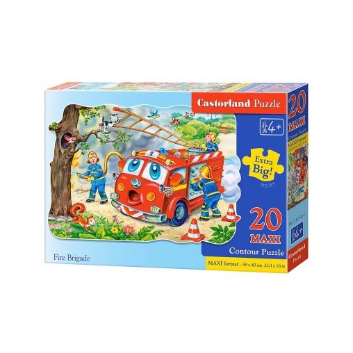 Puzzle Castorland  Los Bomberos MAXI XXL de 20 Piezas