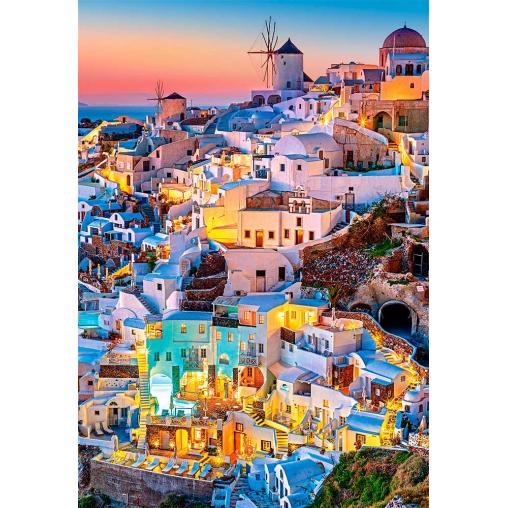 Castorland Lumières de Santorin Puzzle 1000 pièces