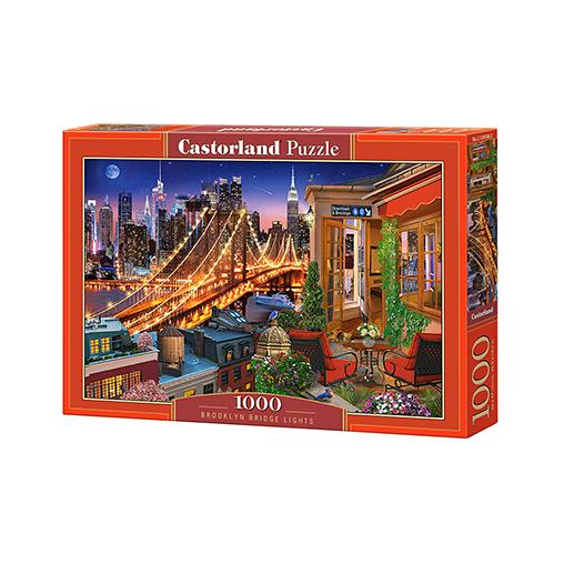 Puzzle Castorland Luces del Puente de Brooklyn de 1000 Piezas