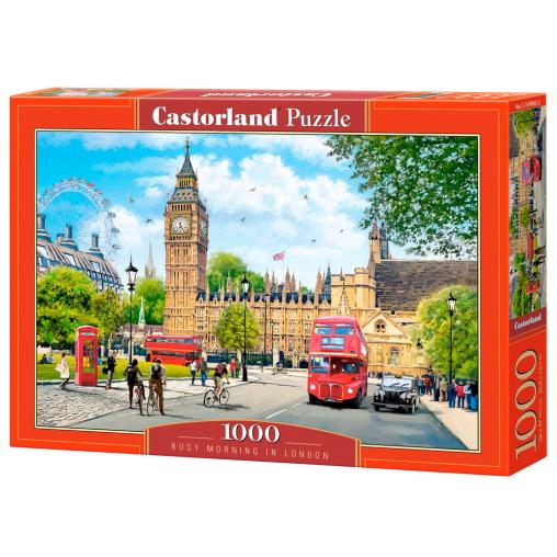 Puzzle Castorland Mañana Ocupada en Londres de 1000 Pzs