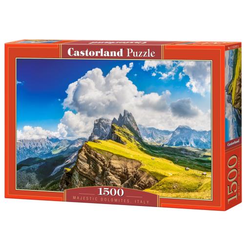 Puzzle Castorland Majestuosas Dolomitas, Italia de 1500 Pzs